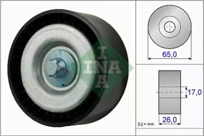WILMINK GROUP wg1253154 -  Паразитный / ведущий ролик, поликлиновой ремень